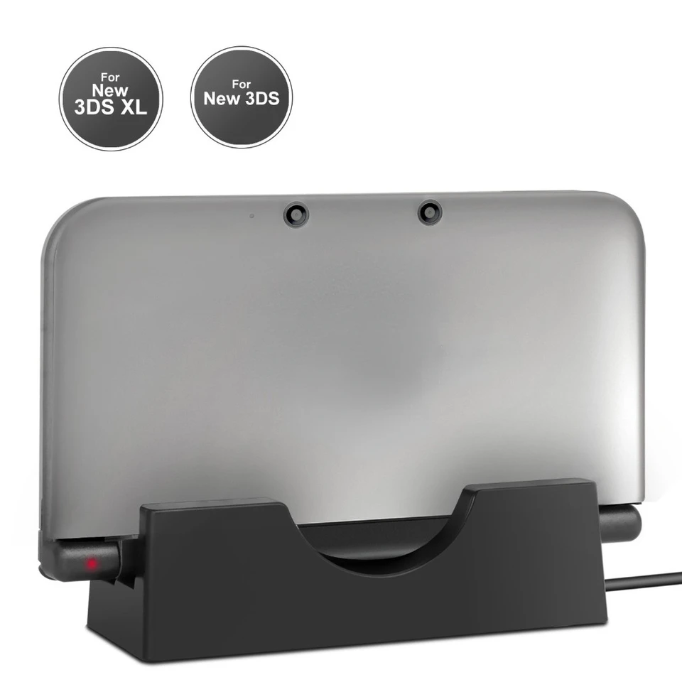 3DS 充電スタンド USBケーブル付き充電スタンド,Nintendo3ds用充電ドック,新しい3ds xl