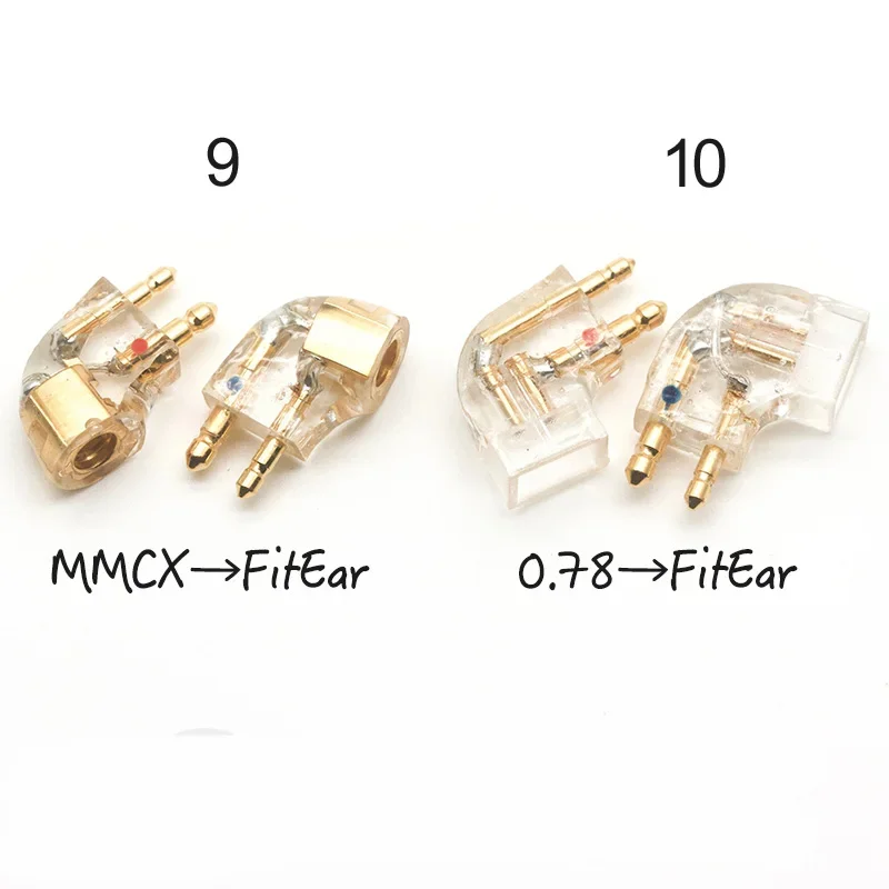 Super mini mmcx5.3 männlich zu weiblich 0,78mm qdc fitear jh exk acoustune um v3 im ie 500pro ie 40pro ipx stecker adaptera2dc