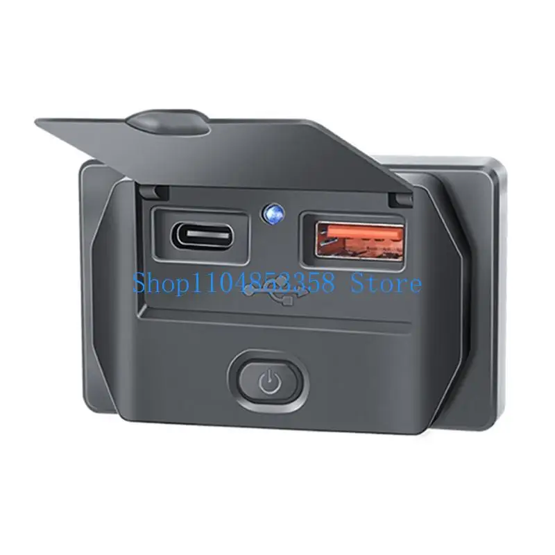 

652F Порт для зарядки на панели типа C/USB A/USB A+разъем типа C