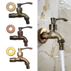 Antiuque Bronze Washing Machine Crane Decorative Outdoor Faucet Vintage Garden Bibcock Tap Wall Mounted Mop Faucet Zinc Alloy