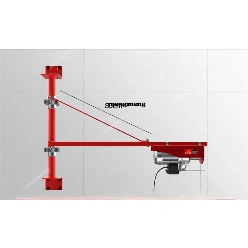 Mini electric hoist wireless remote control small crane