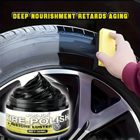 Advanced car tire polishing paste, anti cracking aging maintenance plastic refurbishment cream, tire restoration polishing paste