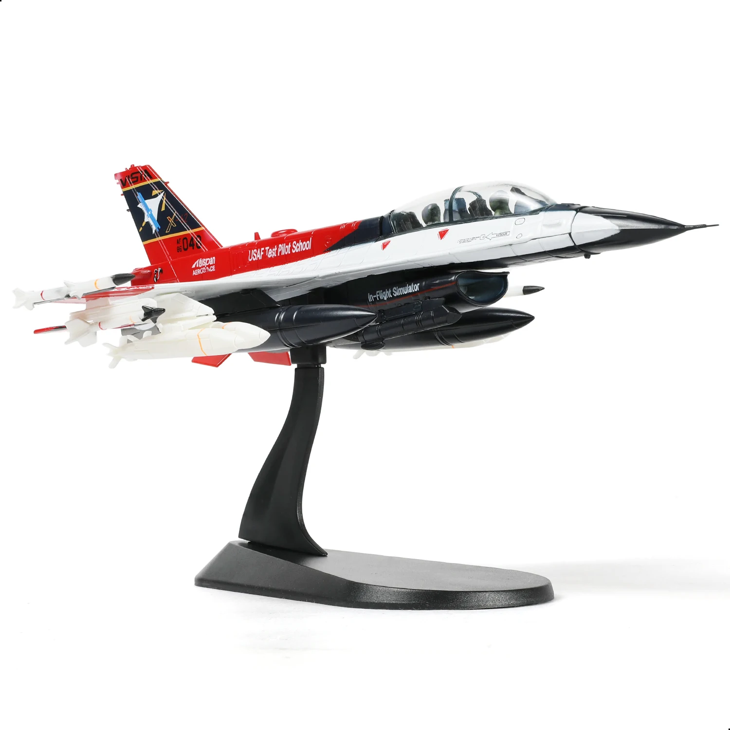 

NUOTIE 1/72 F-16D X-62 VISTA USAF, готовая модель из литого металла с подставкой, коллекционный подарок для взрослых