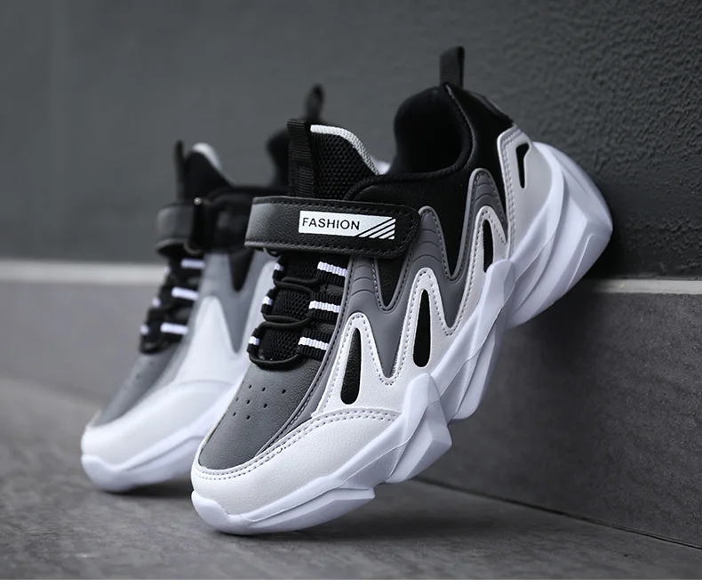 Kinder Casual Jungen Basketball Schuhe Weiche Sohle Kinder Schuhe Non-slip Turnschuhe Schuhe Outdoor Student der Kinder Sport Walking schuhe – Detail 7