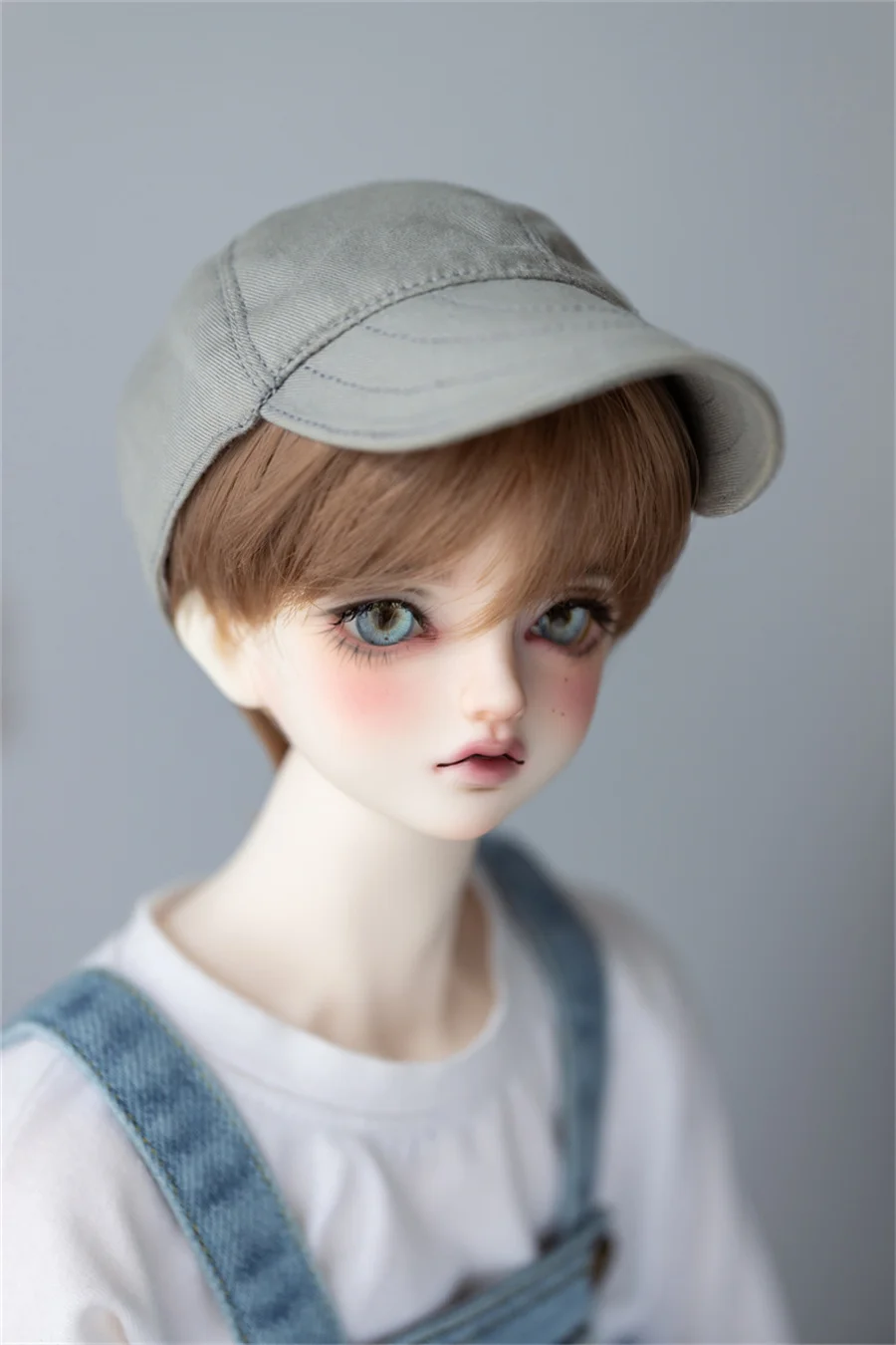 In Stock BJD Doll Cap 1/3 68 70cm Black White Handsome Youth Baseball Cap BJD Doll Accessories