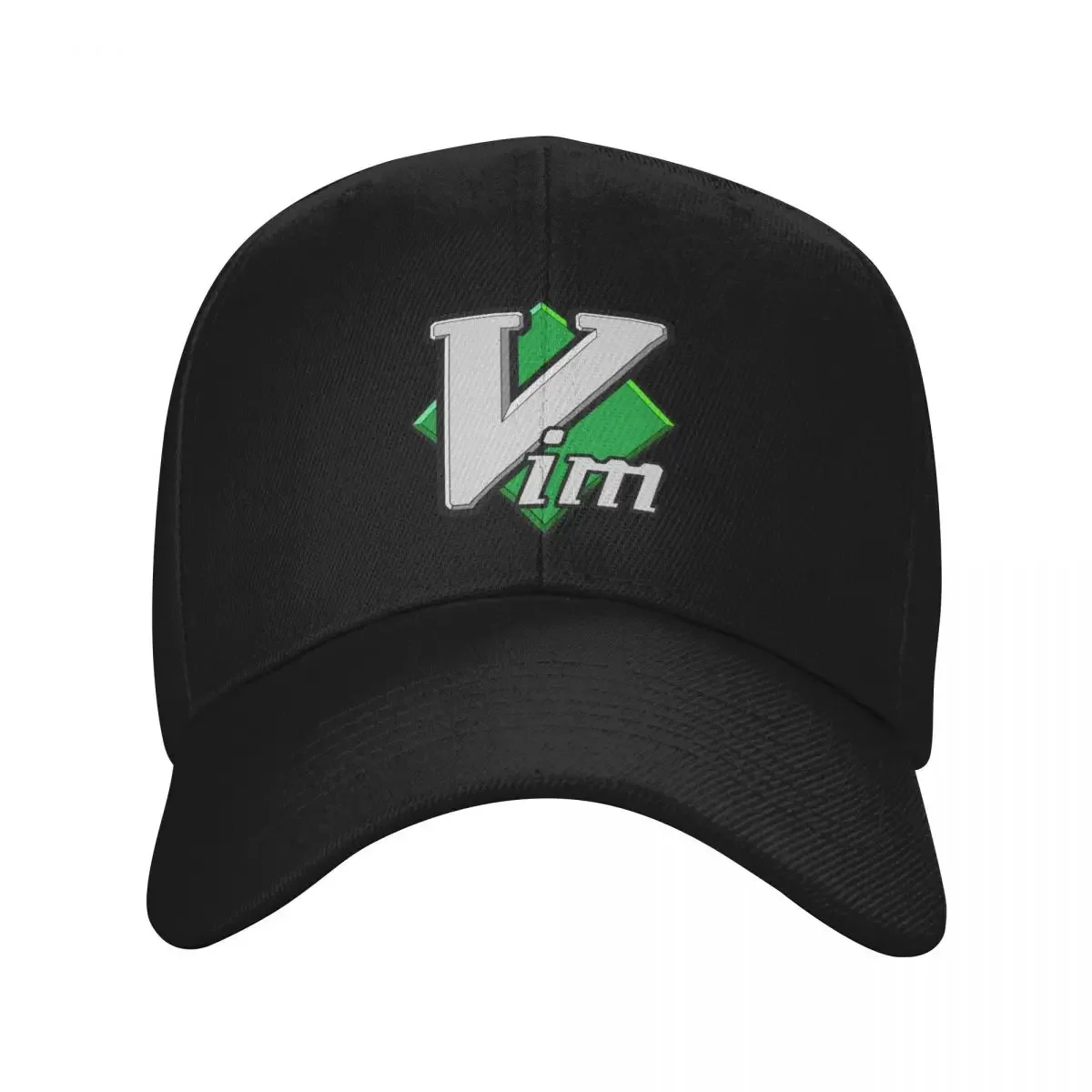 

Vim Official Logo (Black background) Baseball Cap beach hat cute Hats Woman Men's