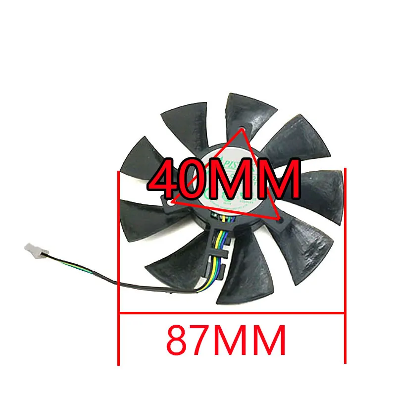 Mới 87MM 4PIN GA91A2H RX 550 560 GPU Quạt cho Sapphire RX 550 560 460 R7 360 Card Đồ Họa Quạt Làm Mát