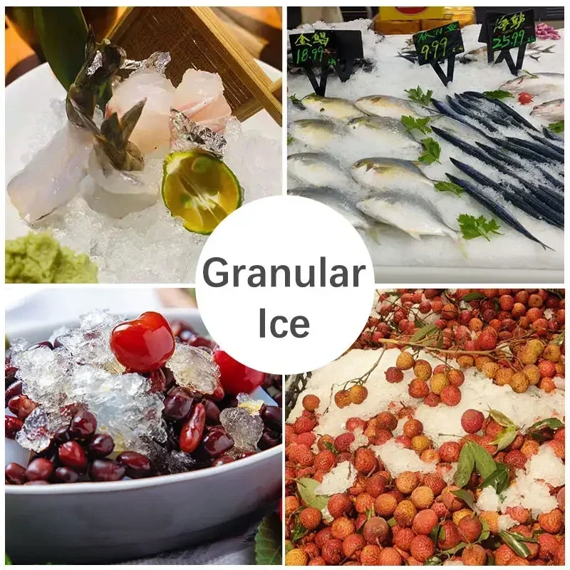 Hot Sale 160kg/24h Pellet Ice Maker High Quality Stainless Steel Commercial Ice Making Machine KLXH-160