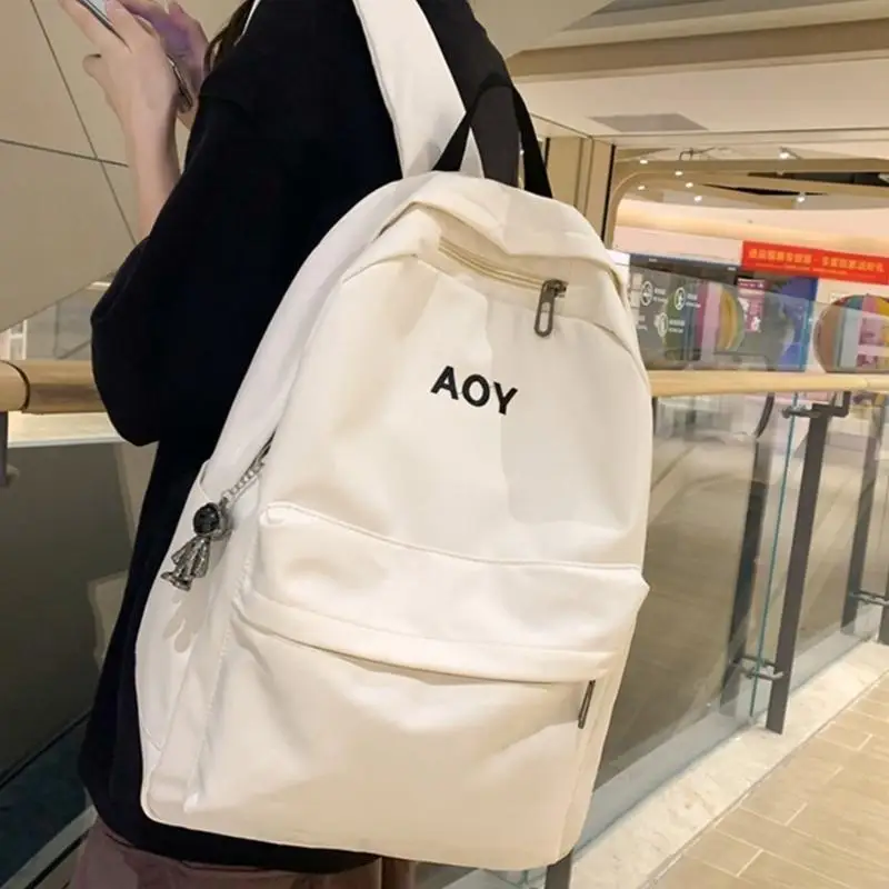 حقيبة ظهر مدرسية ذات سعة كبيرة من النايلون، حقيبة كتب للكمبيوتر المحمول للمراهقين والشباب، حقيبة ظهر للسفر، حقيبة يومية كاجوال