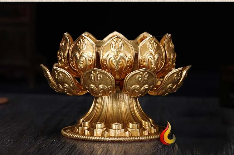 Articles bouddhistes en gros, rituel tantrique efficace, bouddhisme tibétain, lotus doré, roue mani, roue de prière, statue de base