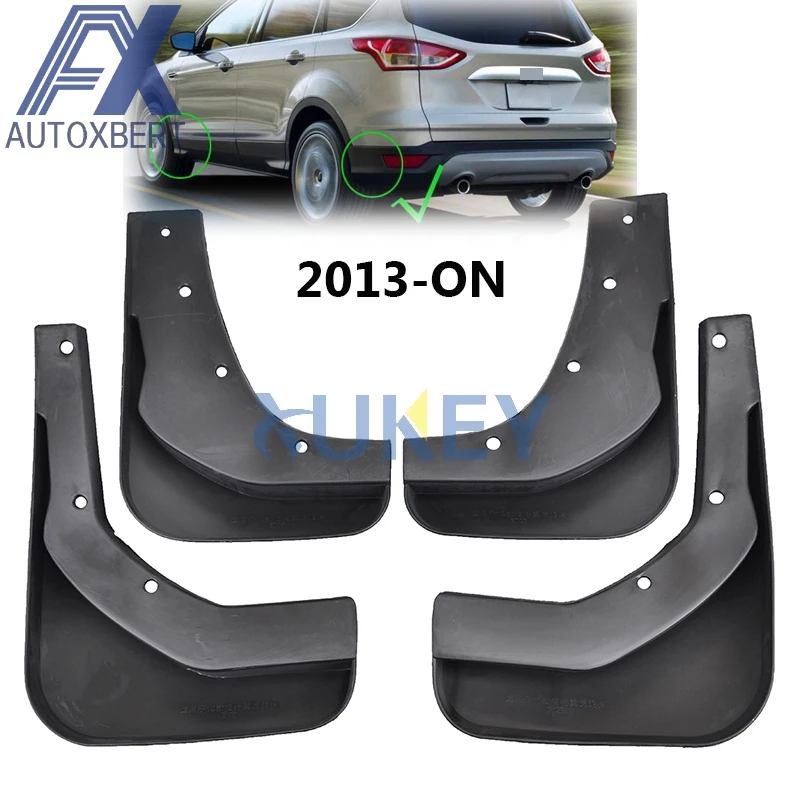 Set Mudflaps Splash Guard Mud Flaps Front Rear Mudguards Fender Accessories For Ford Kuga Escape 2013 - 2016 2017 2018 2019