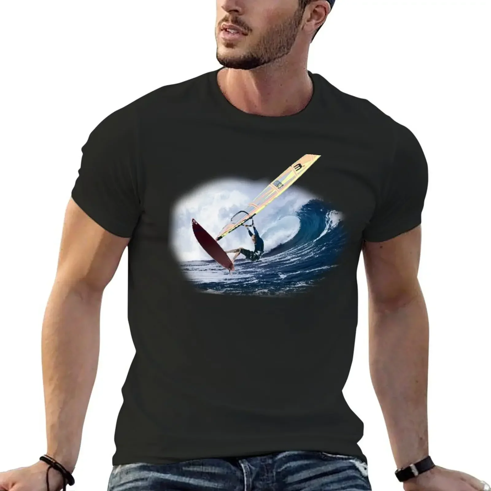 Windsurf T-Shirt vintage anime shirt plus size clothes customizeds heavyweight t shirts for men