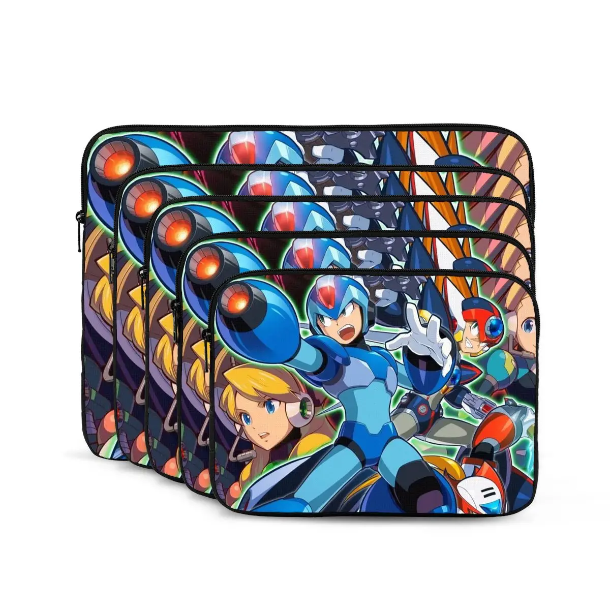 Megaman Video Game Mega Man Notebook Laptop Bag Case Pouch Notebook Sleeve Cover Bag Tablet Shockproof Case Bag