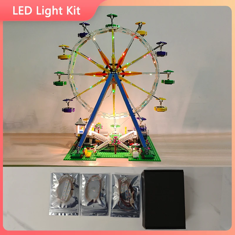 Led Light Kit For Ferris Wheel Compatible 10247  (only Lighting inlcuded)