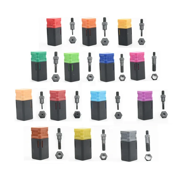 1PC Screws Nut Riveter GunBT-606 607 Mandrels Metric M3-M12 Imperial   6-32 8-32 10-24 1/4-20 5/16-18 3/8-16 1/2-13