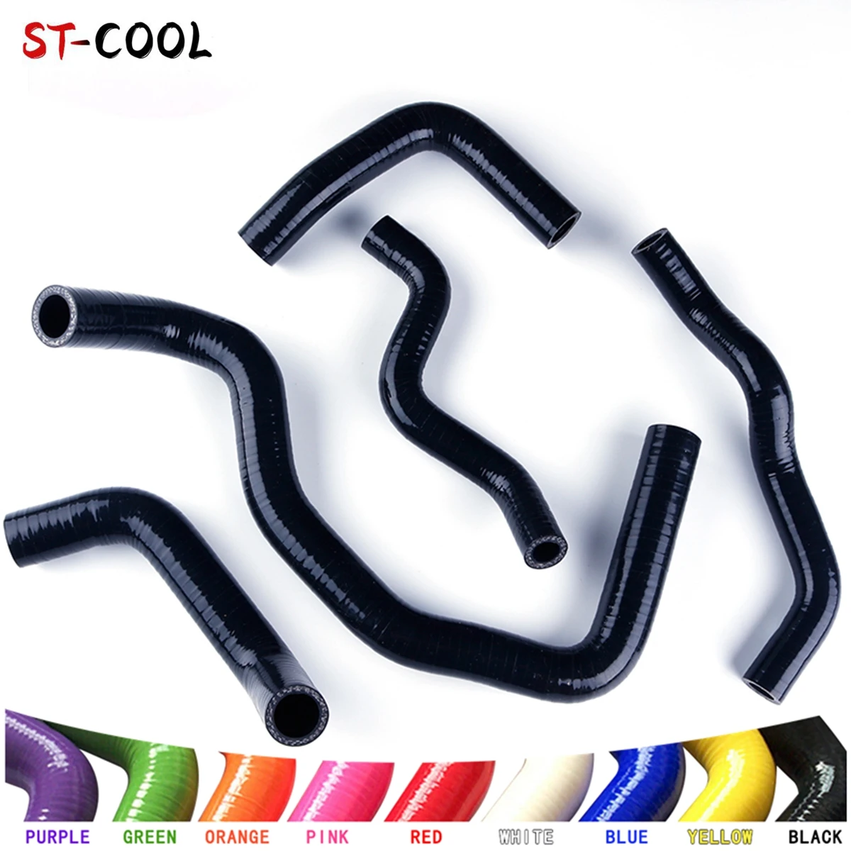 For 1998-2006 Honda CB400 CB 400 Motorcycle Silicone Radiator Hoses 1999 2000 2001 2002 2003 2004 2005 Tuebs Kit 5Pcs 11 Colors