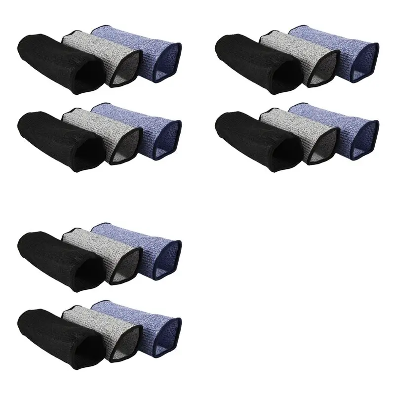 HLZS-9 Pairs Protectors For Thin Skin And Bruising Cut Resistant Forearm Sleeve Level 5 Burn Protection Sleeve