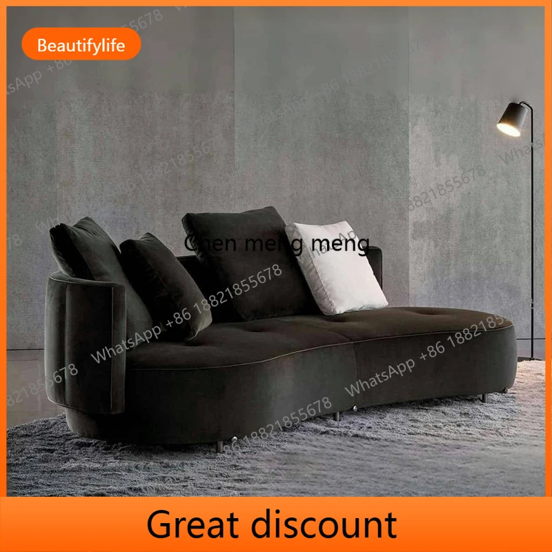 

D53 изогнутый угол диваны для гостиной облачные пуфы диван любовное сиденье уличный диван садовый балкон минималистичный круглый диван модный Furni