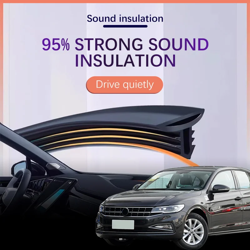 

Car Dashboard Sealing Strip Interior Auto Noise Sound Insulation Rubber Trim Weatherstrip Car Accessories For Volkswagen VW Bora