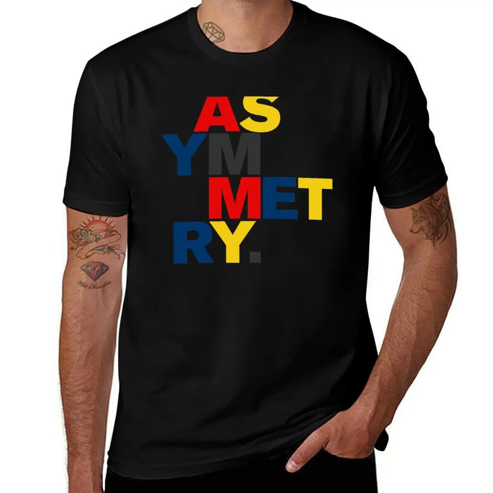 

ASYMMETRY T-Shirt luxury t-shirt oversized t shirt blacks mens t shirts