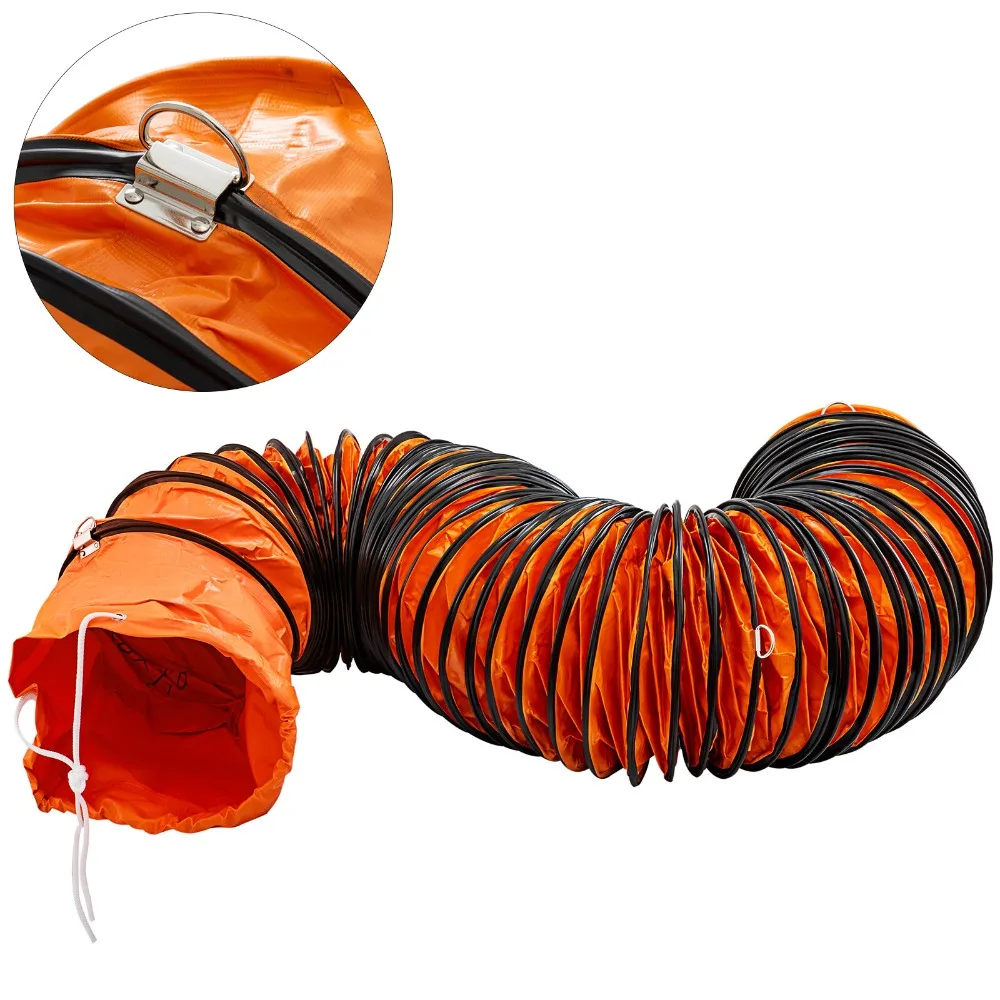 

PVC Flexible Duct Hosing 25ft L Φ10 inch Duct Hose FACTORY PRICE PRO UPDATED