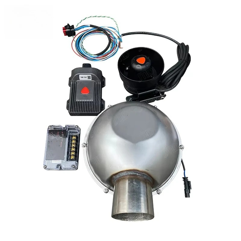 JTLD Universal Electronic Active Sound Booster Smartphone Control For Car Exhaust System Single Speaker With Echo Speaker