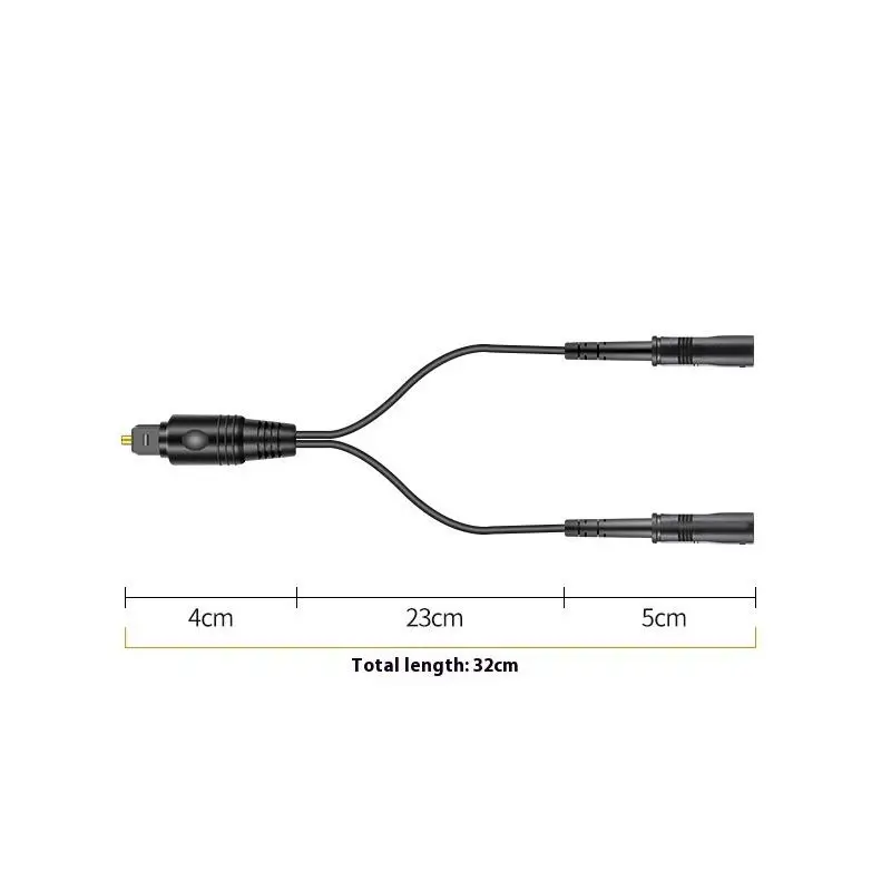 1 قطعة الألياف البصرية الرقمية مقسم صوت 1x2 مقسم صوت رقمي Toslink 1 ذكر المدخلات 2 أنثى الناتج للمسرح المنزلي #6
