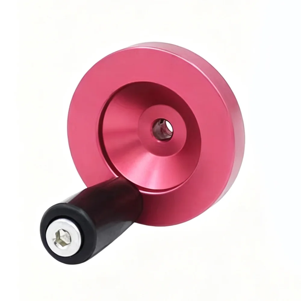 CNC slide fine-tuning aluminum alloy scale handwheel 50 outer diameter inner hole 6mm with handle precision adjustment handwheel