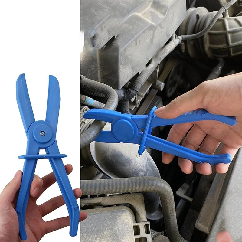DTA5 Hose Clamp Set 3PCS Plastic Hands-Free Brake Hose Water Hose Clamp Tool, Automotive Repair Hose Pinch Pliers Kit