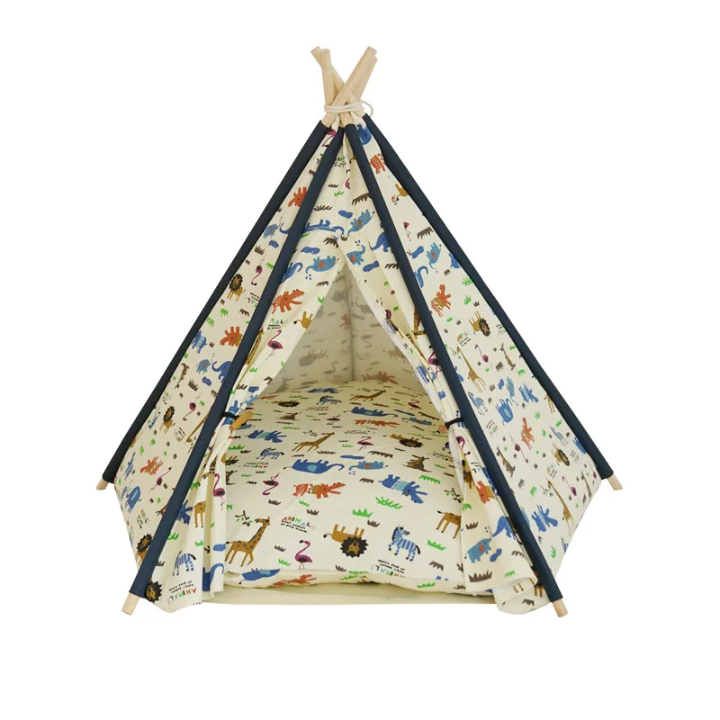 

Kennel four seasons universal semi-closed removable pet tent small dog