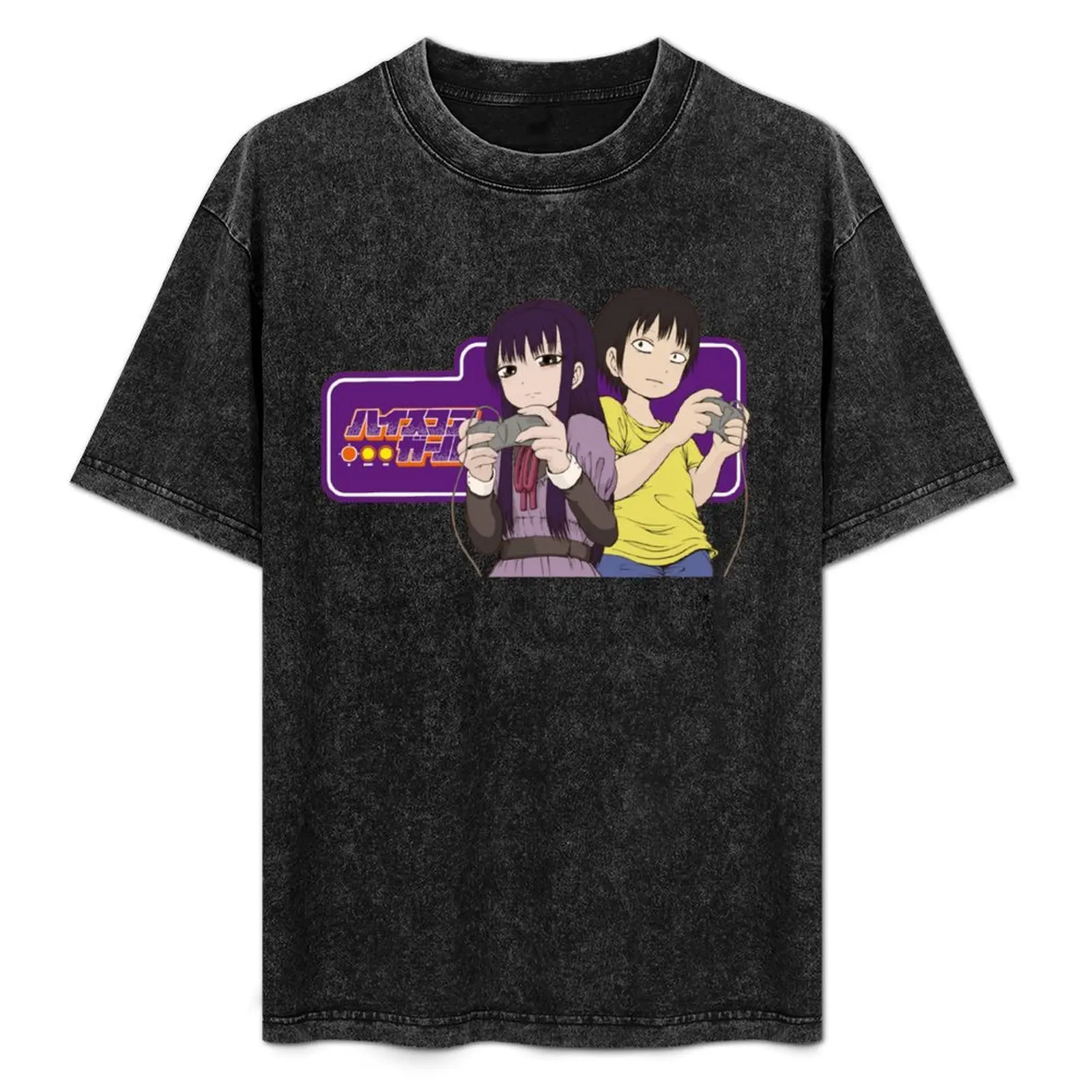 

Hi Score Girl - logo T-Shirt Casual Daily Wear Short Sleeve Top