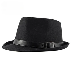 Spring and summer new men's jazz hat retro top hat women's simple light plate versatile gentleman's hat