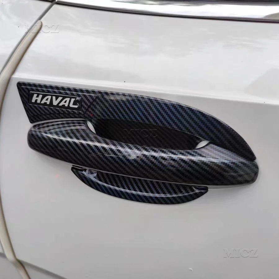 For Haval H6 3rd Gen GT DHT-PHEV 2021 2022 2023 Car Outer Door Handle Catch Cover Trim Cap Door Bowl Protection Trim Sticker