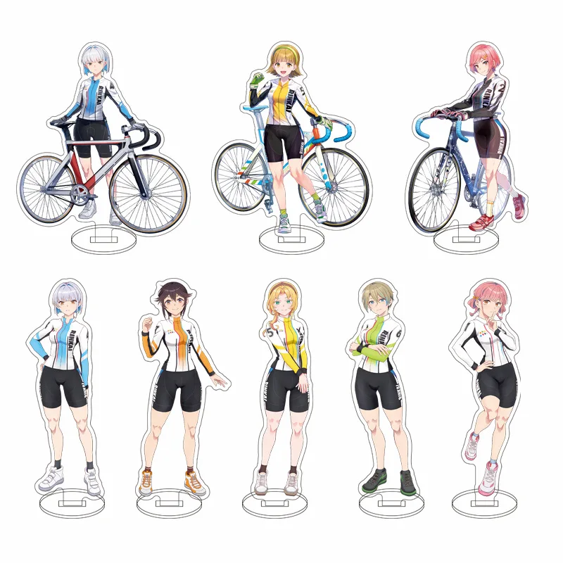 Anime Rinkai ! Yahikomiko Takamatsukinusa Nagoyasachi Kumamotoai Acrylic Stand Figure Display Cosplay Charm Desktop Model Plate