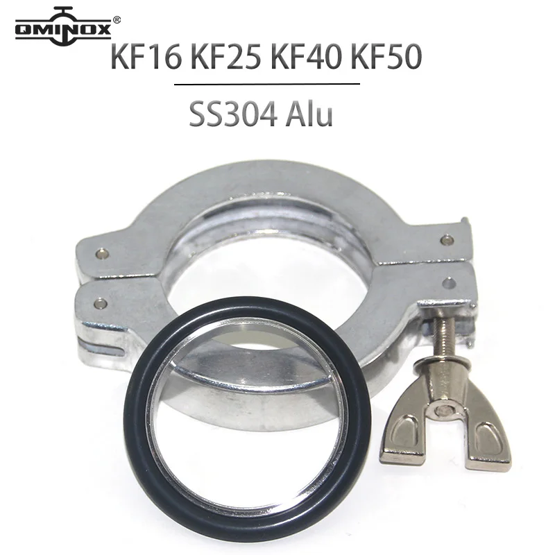 

Вакуумный фитинг KF, зажимной, с двойным штифтом, из нержавеющей стали SS304, KF16-KF50, алюминиевый, с центральным кольцом и уплотнительным кольцом, прочный