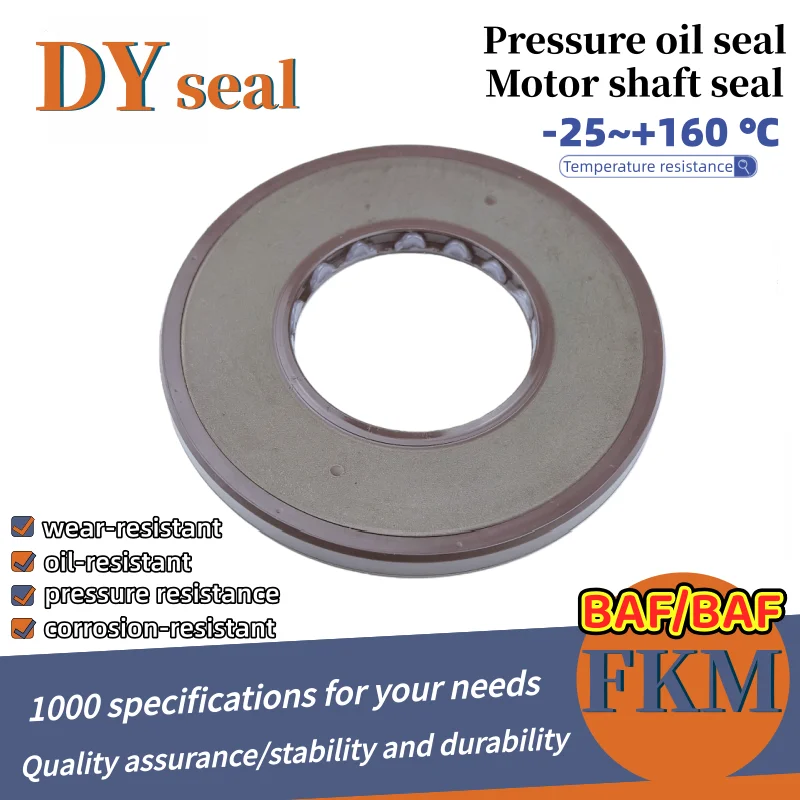 Oil Seals FKM /BABSL FKM 80*100*7mm A4VSO355、A6VM500 Nitrile Rubber Shaft Double Lip Sealing Gaskets Skeleton Oil Seal Rings