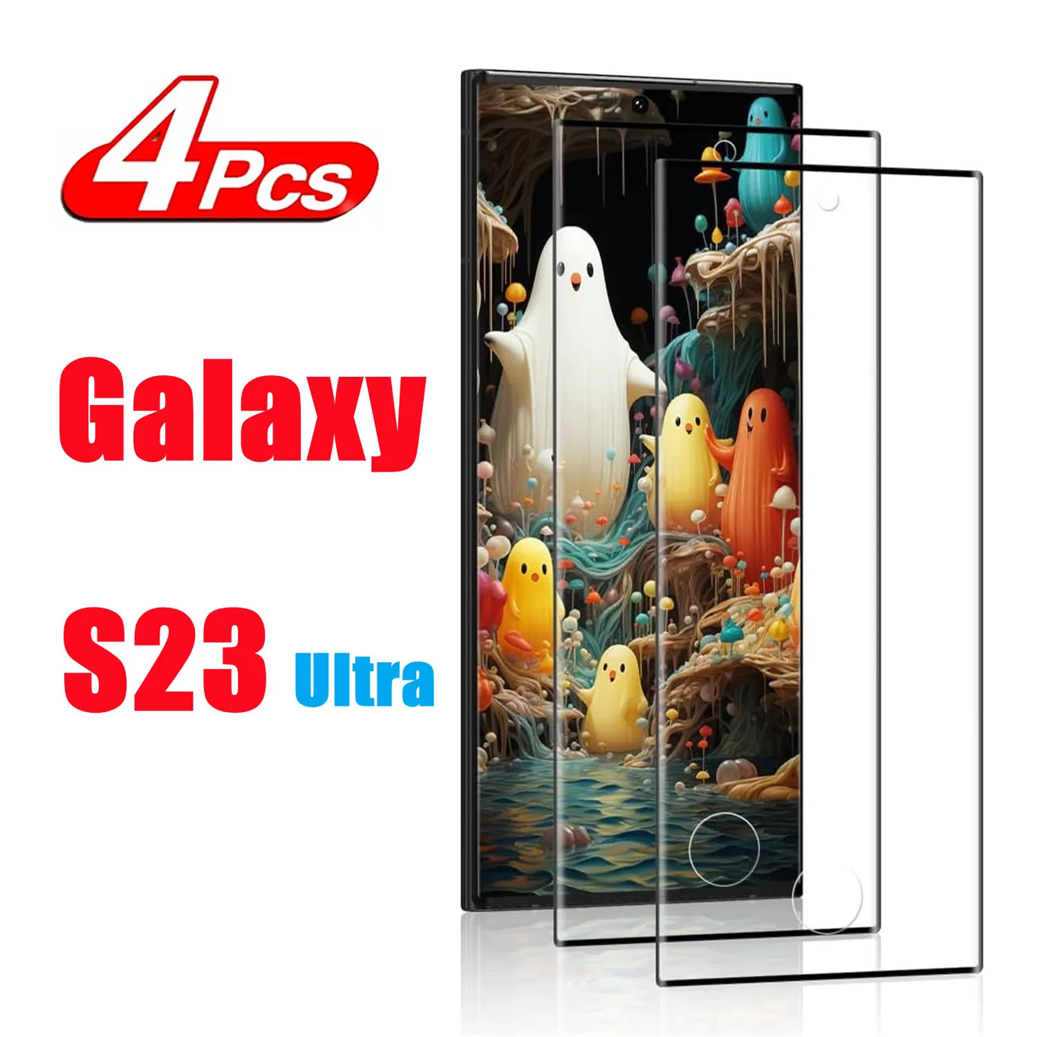 

2/4 шт. закаленное защитное стекло для Samsung Galaxy S23 S24 S20 S21 S22