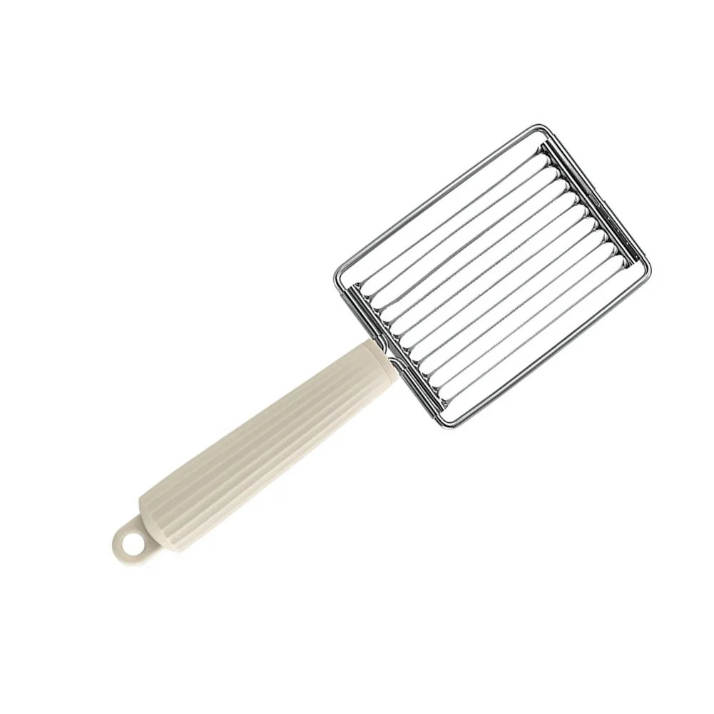 Stainless Steel Handle Slicer for Tomatoes Fruit Ham Cheese Sushi Boiled Eggs and Pitaya with Secure Grip Design