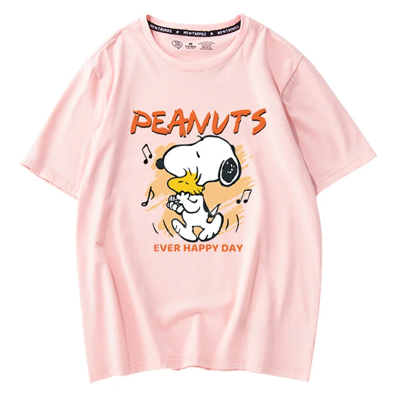 Uniqlo-Camiseta de algodón con dibujos animados para hombre y