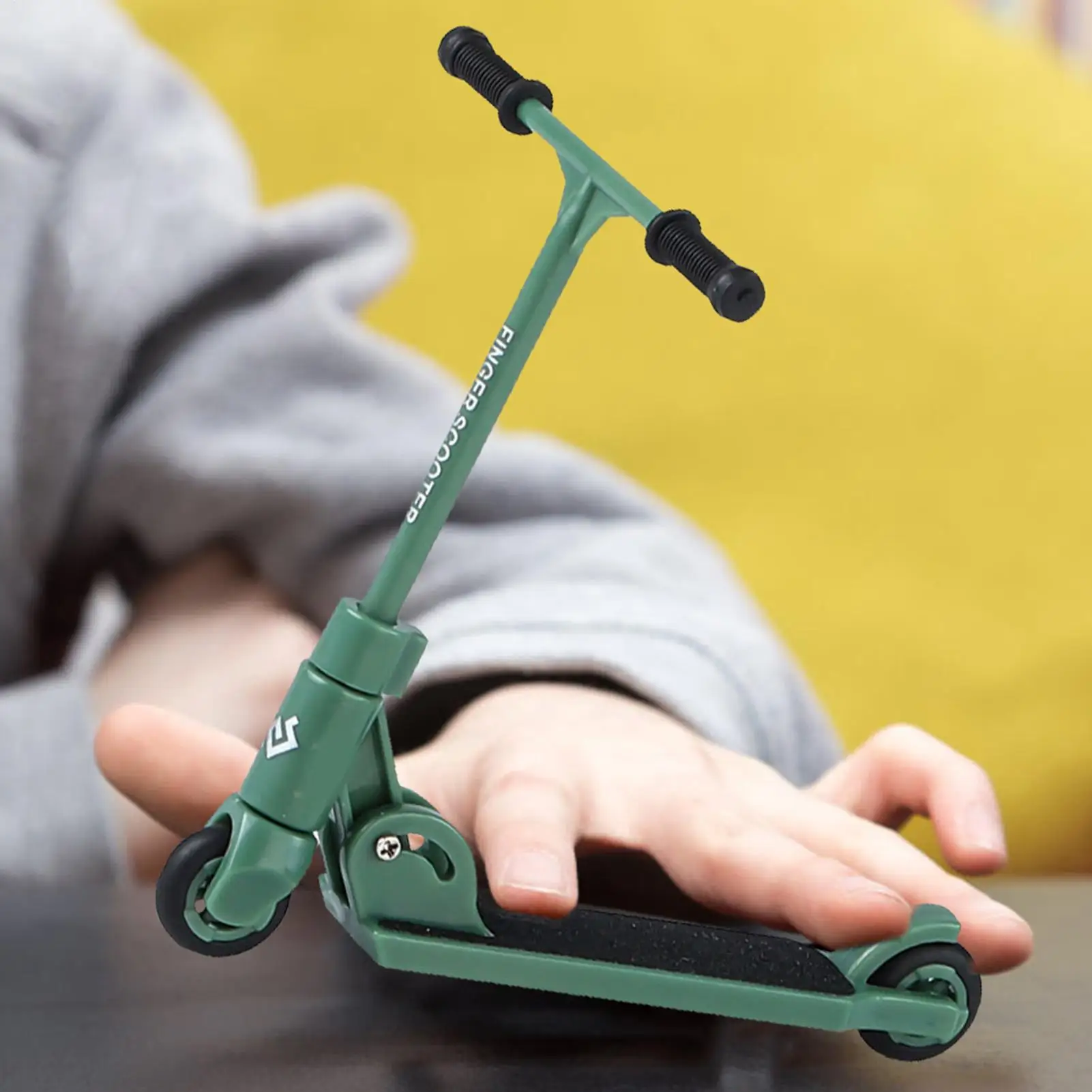 mini Foldable T-type Kids Kick Scooter BMXFinger Skateboard with Brake Educational Toy Fun Fingertip Movement for Children - view 5