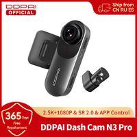 DDPAI Dash Camera Mola N3 Pro Car Cam Front and Rear Car Recorder 2.5K Car DVR Dash Camera Recorder GPS  24H Parking Monitor