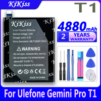 4880mAh kikiss battery for Ulefone Gemini Pro & T1 Replacement Parts backup battery for Ulefone T1 Smart Phone