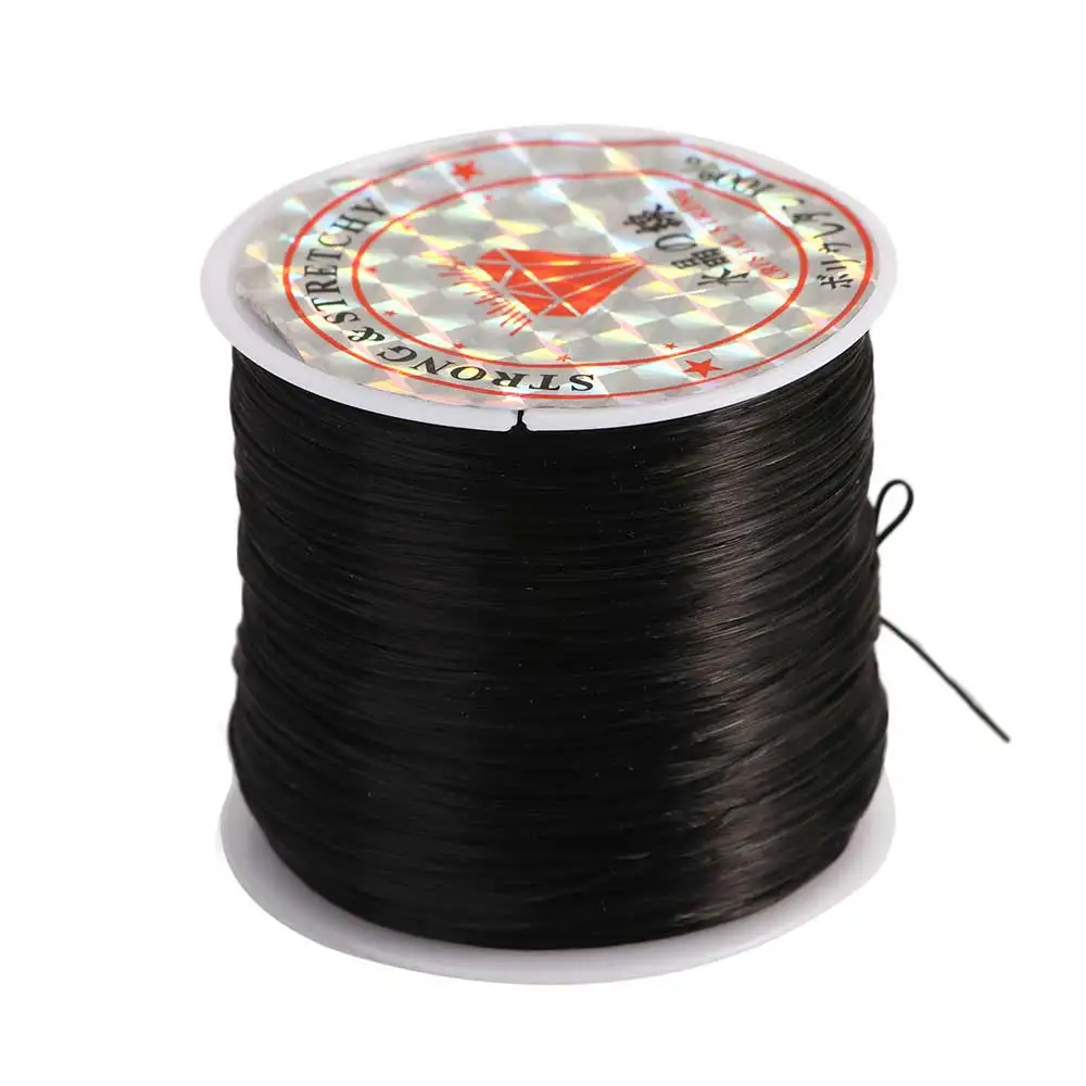 

60m 0.8mm Jewellery Making Strong Bracelets Craft Rope Stretch Cord Fibre Wire Bracelet String Beading Thread
