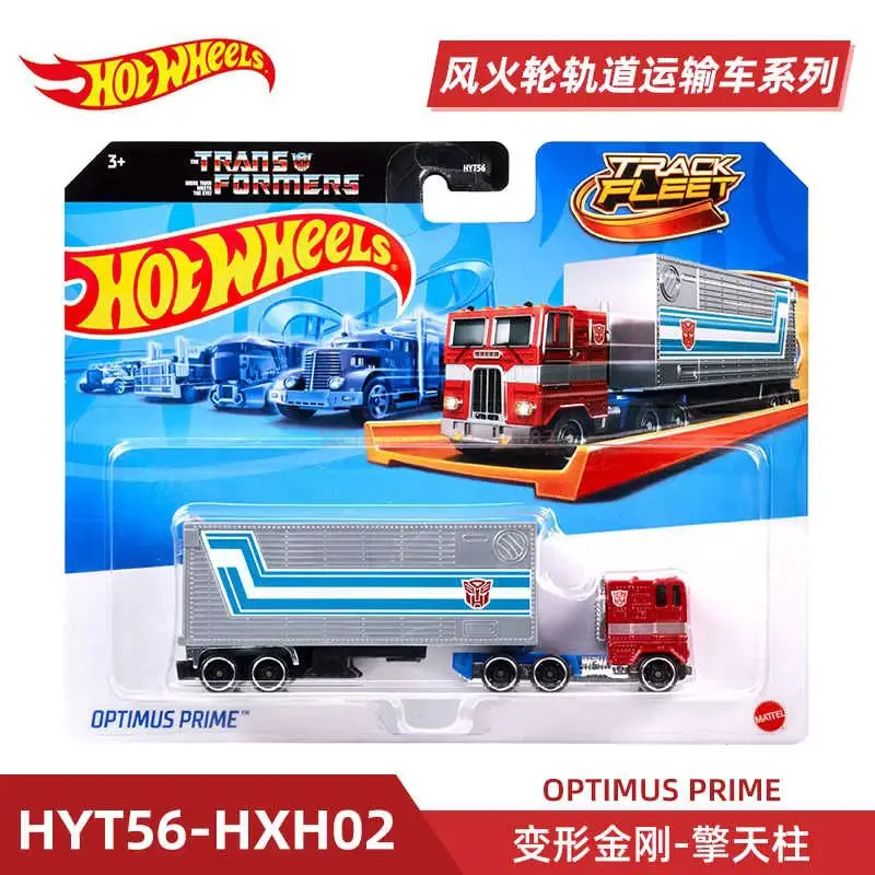 새로운 핫 휠 트랜스포머 Hyt56 Transformerstrack Fleet Optimus Prime Ultra Magnus Volvo 240 드리프트 1/64 다이캐스트 자동차 모델 장난감