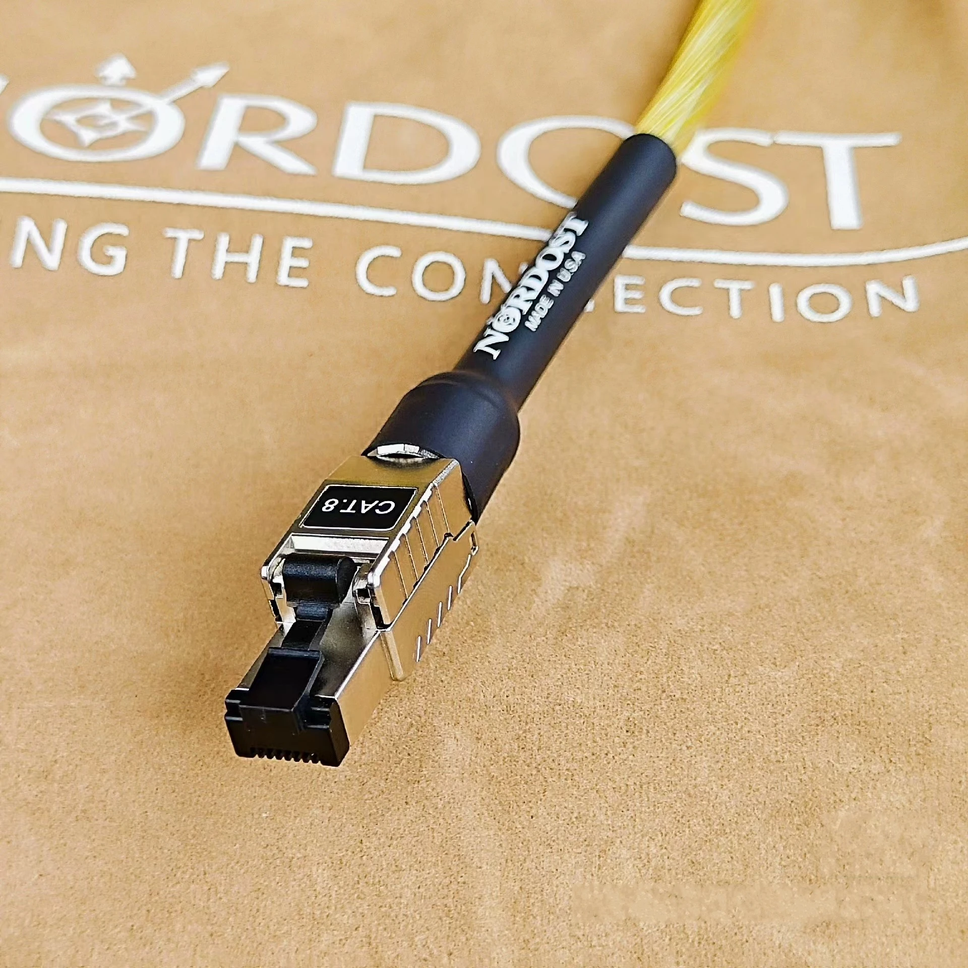 Nordost ODIN 10 Gigabit Cat8 Ethernet Cable Laptop Camera Lan RJ45 Network Patch Cable Sterling Silver Network Cable