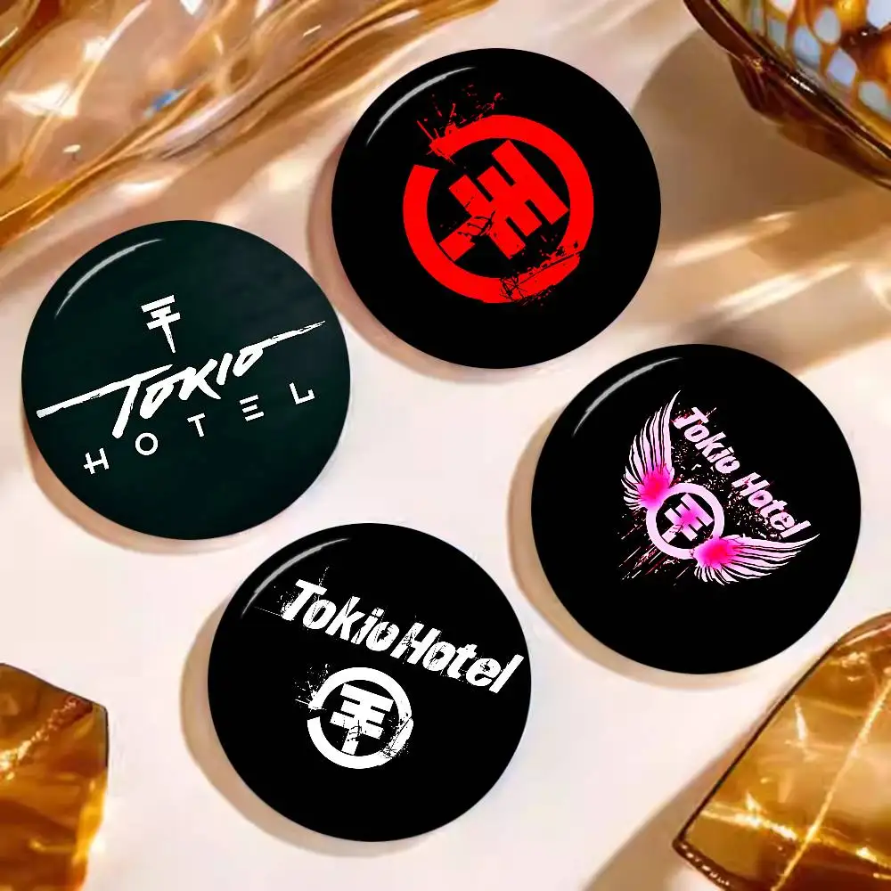 Classic Band T-Tokio H-Hotel New  Brooches Soft Button Pin Funny Silly Gnarpy on A Skateboard Meme Badge Gamer Collection Gifts