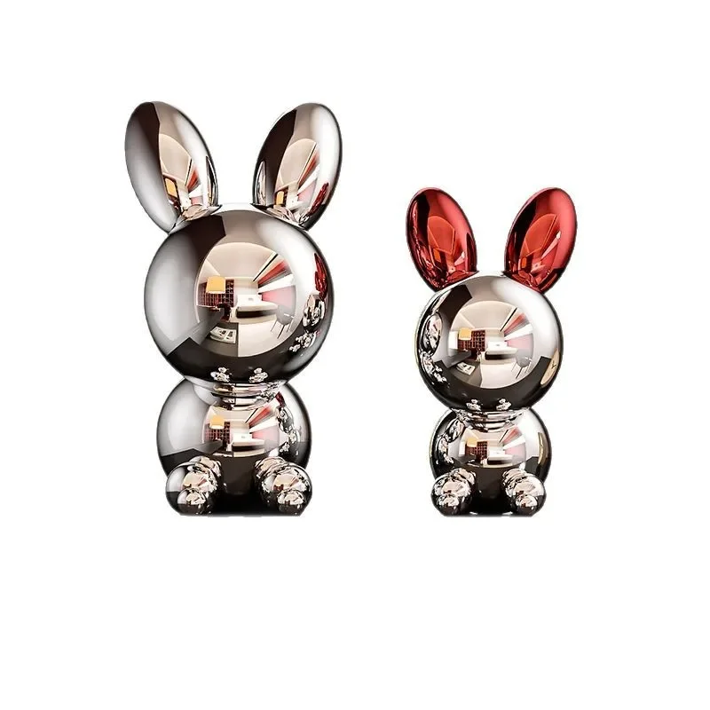 Environmentally friendly stainless steel office home decoration ornament creative luxury accent living room TV cabinet desktop
