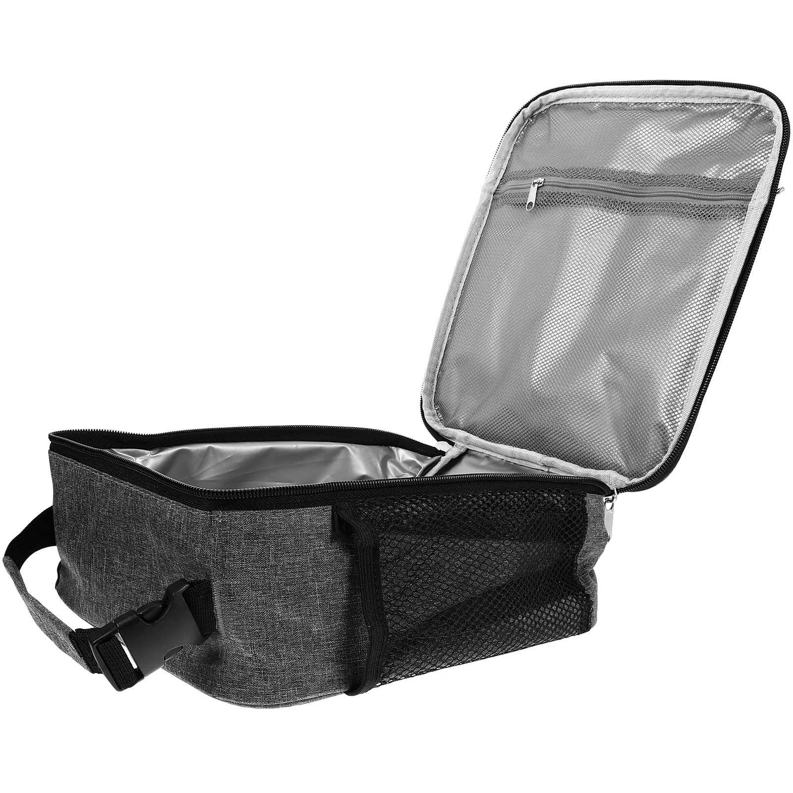 

Сумка Bento, многоразовые сумки для обеда, портативная изоляционная сумка, темно-серая термосумка для студентов