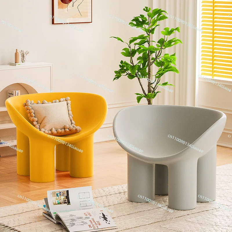 

Leg Chair Household Creative Single Sofa Chair Outdoor Lazy Leisure Chair Light Luxury Stool