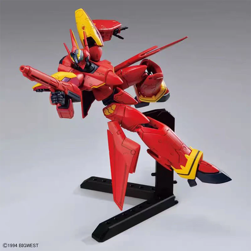 Macross 7 VF-19 Custom Fire Valkyrie with Sound Booster High Grade 1:100 Scale Model Kit Action Figure Model Gift Collectibles